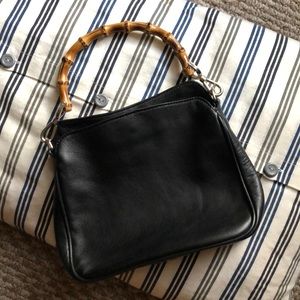Small leather hand bag